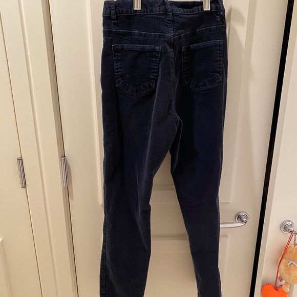 Navy Brandy Melville corduroy pants - Picture 2 of 4